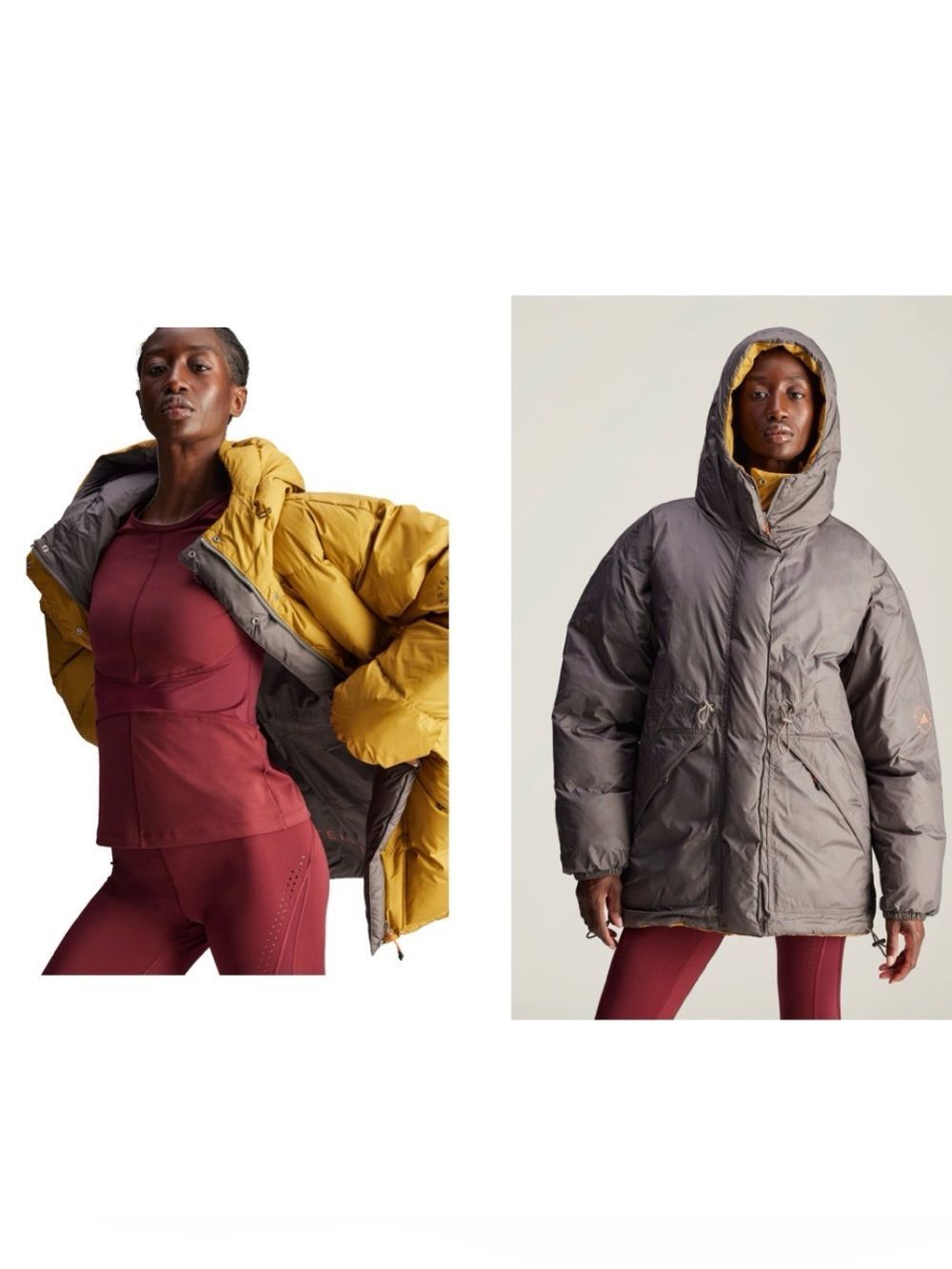Adidas Stella McCartney Reversible puffer jacket • Small